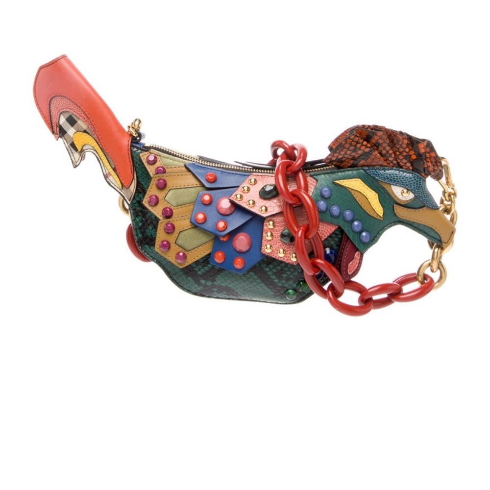 Burberry Falcon Rare Beasts Collection Shoulder Bag - Picture 5 of 9